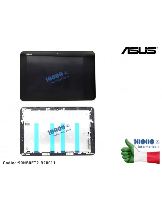 90NB0FT2-R20011 Display LCD con Vetro Touch Screen ASUS Transformer Mini T103HAF [NERO]
