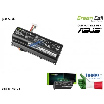 AS128 Batteria A42N1403 Green Cell Compatibile per ASUS ROG G751 G751J G751JL G751JM G751JT G751JY [4400mAh]