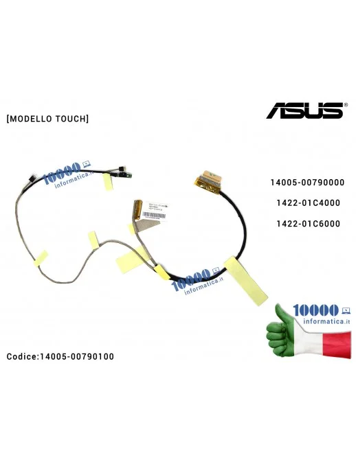 14005-00790100 Cavo Flat LCD ASUS VivoBook S500CA S500C [MODELLO TOUCH] 1422-01C4000 1422-01C6000 14005-00790000
