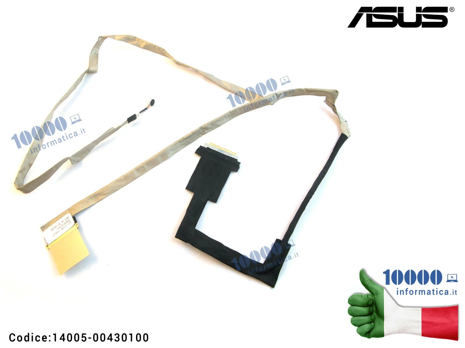 14005-00430100 Cavo Flat LCD ASUS X501 X501A X501U F501A DD0XJ5LC011 DD0XJ5LC000