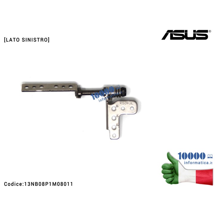 Cerniera Hinge [SX] ASUS K501L K501LB K501LX K501U K501UQ K501UW K501UX [LATO SINISTRO]