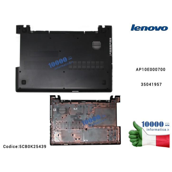 Bottom Case Scocca Inferiore LENOVO IdeaPad B50-50 100-15IBD (80QQ) AP10E000700 35041957 Lower Case 5CB0K25439 FRU5CB0K25439