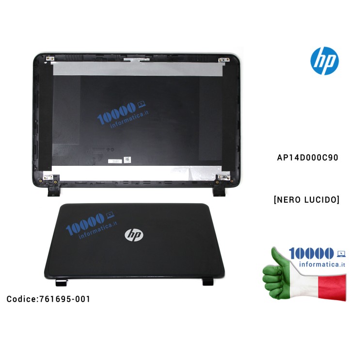 Cover LCD HP 15-G 15-R 15T 245 G3 250 G3 255 G3 256 G3 (NERO LUCIDO) AP14D000C90