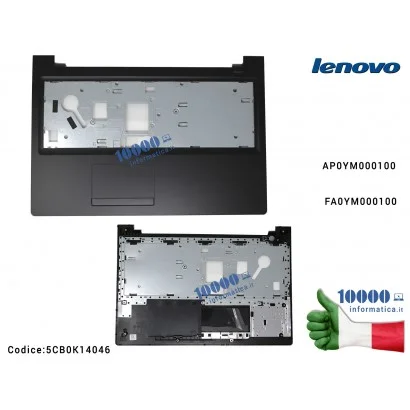 5CB0K14046 Top Case Upper Palmrest Cover Superiore LENOVO IdeaPad 300-15 [NERO] 300-15ISK 300-15IBR (Touchpad escluso) AP0YM0...