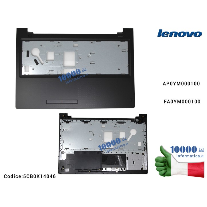 Top Case Upper Palmrest Cover Superiore LENOVO IdeaPad 300-15 [NERO] 300-15ISK 300-15IBR AP0YM000100 FA0YM000100