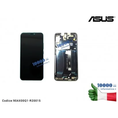90AX00Q1-R20015 Display LCD con Vetro Touch Screen ASUS ZenFone 5 ZE620KL (X00QSA) FHD [NERO] (CON FRAME)