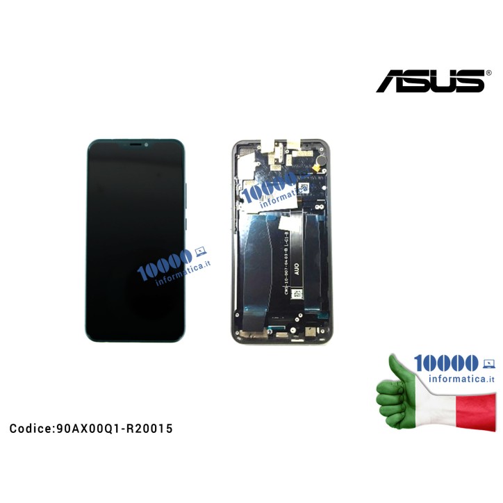 Display LCD con Vetro Touch Screen ASUS ZenFone 5 ZE620KL (X00QSA) FHD [NERO] (CON FRAME)