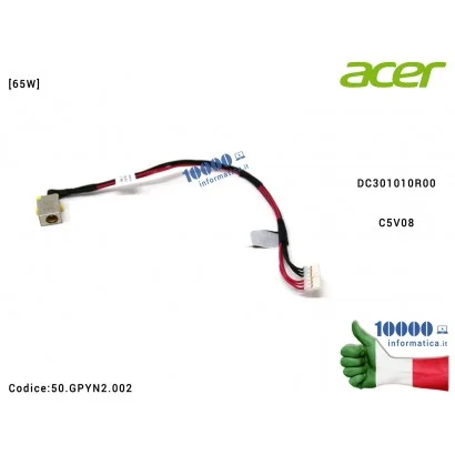 50.GPYN2.002 Connettore di Alimentazione Notebook ACER Aspire A315-41G A515-41G DC301010R00 Connettore DC Power Jack PJ1097 A...