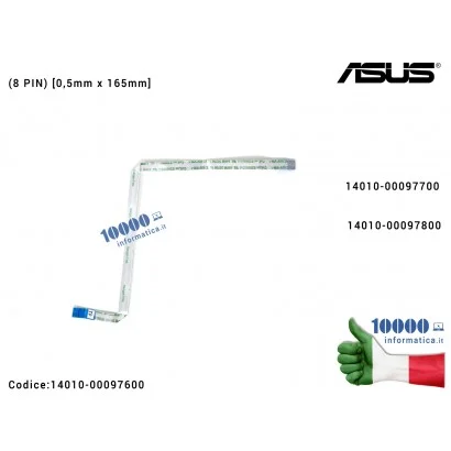 Cavo Collegamento Touchpad TP FFC (8 PIN) [0,5mm x 165mm] ASUS X502C X502CA 14010-00097700 14010-00097800