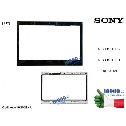 A1920254A Touch Screen + Frame SONY 13'' SVT13 SVT131B11M T13 60.4XM01.002 60.4XM01.001 TCP13E69