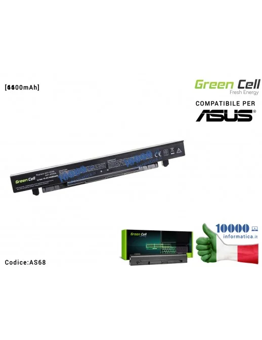 AS68 Batteria A41-X550 Green Cell Compatibile per ASUS A450 A550 R510 R510CA X550 X550CA X550CC X550VC [4400mAh]