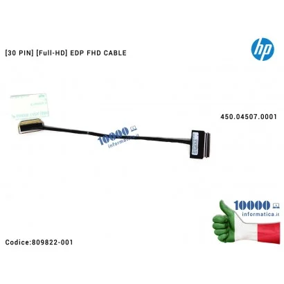 809822-001 Cavo Flat LCD HP Pavilion X360 13-S 13S [HD] 450.04508.0011 EDP LEFT CABLE
