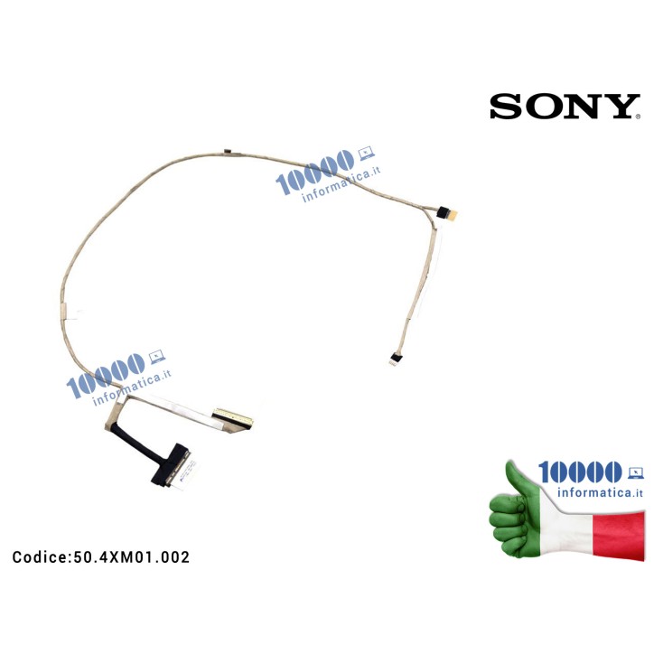 Cavo Flat LCD SONY SVT131 SVT131A11M Z31UL SVT13134CXS (MODELLO TOUCH SCREEN) 50.4XM01.002