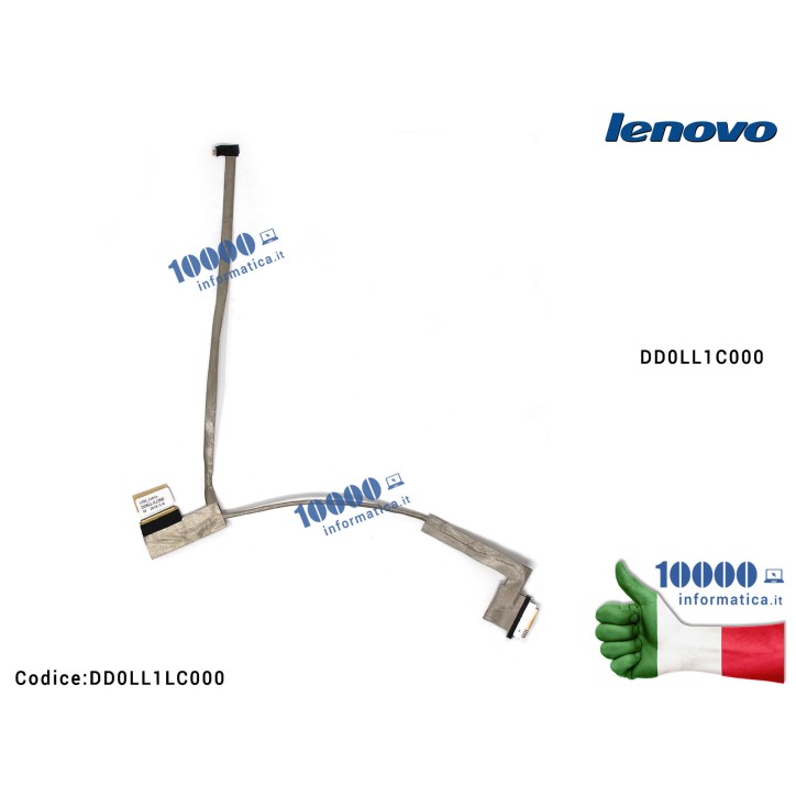 Cavo Flat LCD LENOVO U350 U350P U350W U350A DD0LL1C000 DD0LL1LC000
