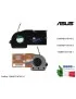 13GNFQ1AT010-1 Ventola di Raffreddamento Fan CPU + Dissipatore Heatsink ASUS VivoBook X201E X202E 13GNFQ1AT010-2 13GNFQ1AT010...
