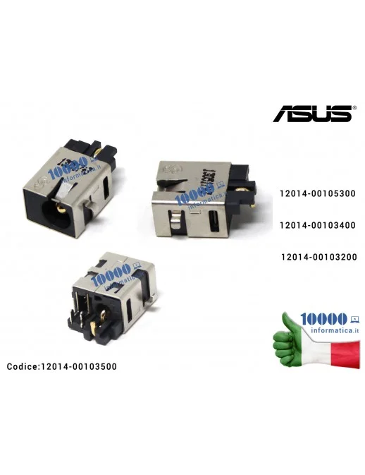 12014-00103500 Connettore di Alimentazione DC Power Jack ASUS K501L K501LB K501U K501UX S451L S451LA S551L S551LB S551LN TP50...
