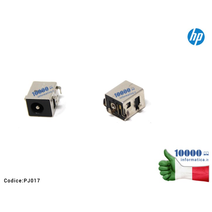 Connettore di Alimentazione DC Power Jack PJ017 HP Compaq Presario V4000 DV4000