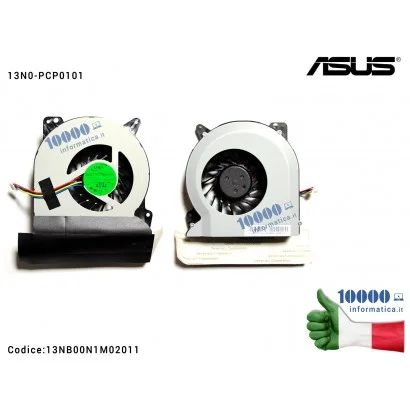13N0-PCP0101 Ventola di Raffreddamento Fan CPU ASUS [25 mm] G750 G750JW G750J G750JX G750JH G750JM (4 PIN) AB07512HX26DB00 00...