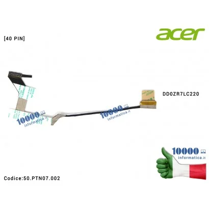 ACER 50.ses02.005 dc020000yv10 LCD Display Cavo 42cm per Aspire One 522 NUOVO 