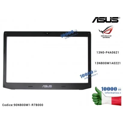 90NB00M1-R7B000 Cornice Display Bezel LCD ASUS ROG G750J G750JH G750JM G750JS G750JW G750JX G750JY G750JZ 13N0-P4A0621 13NB00...