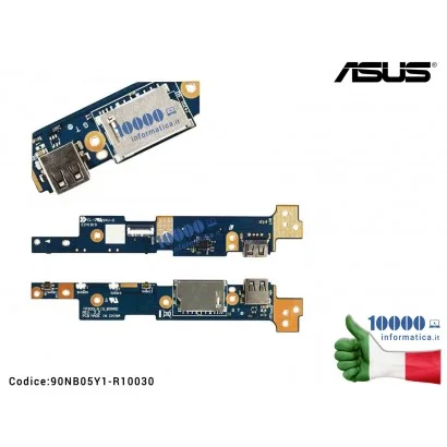 Connettore I/O USB Board SD Card Reader ASUS Transformer Book Flip TP300L TP300LA TP300LD TP300LJ Q302L Q302LA