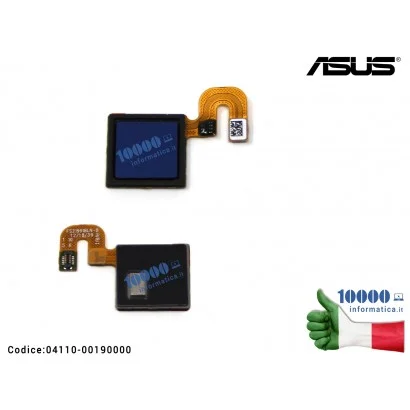 04110-00190000 Sensore Impronta Digitale Finger Print Sensor ASUS ZenFone Max (M2) ZB633KL [Space Blue]