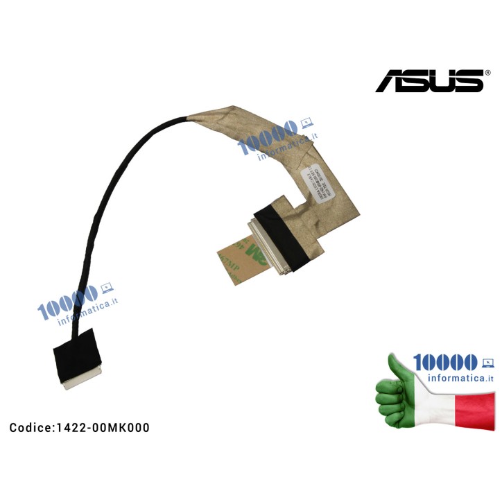 Cavo Flat LCD ASUS Eee PC 1005 1005HA 1422-00MK000 1001P 1001PXB 1001PXD 1005HAB 1005HAG 1015PN 1015T R105 R105D SUPER10A 1005P 