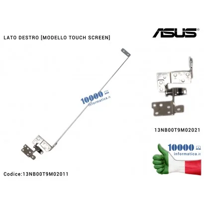 13NB00T9M02011 Cerniera Hinge [DX] [TOUCH] ASUS X550L X550LD F550 X550C K550C A550C X550V X550VP X550LA (MODELLO TOUCH) [LATO...