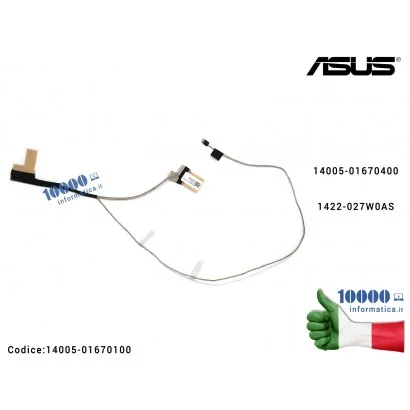 Cavo Flat LCD ASUS EeeBook E502 E502S E502SA E502 E502MA R517MA 14005-01670400 1422-027W0AS 1422-022F0AS 14005-01670100