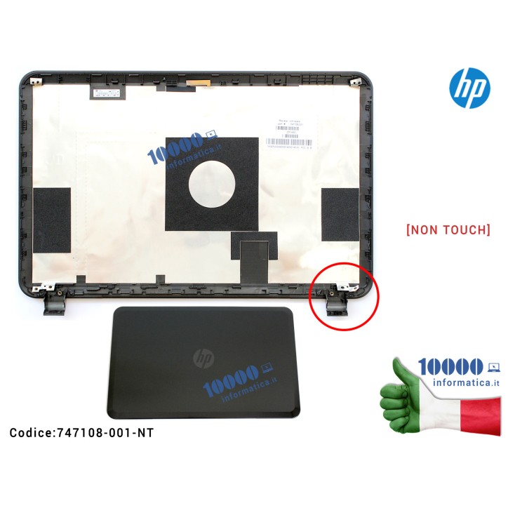 Cover LCD HP 15-D Series 250 G2 255 G2 [NON TOUCH] (NERO) CP1470 CP1430 15-D000 250 G1 250 G2