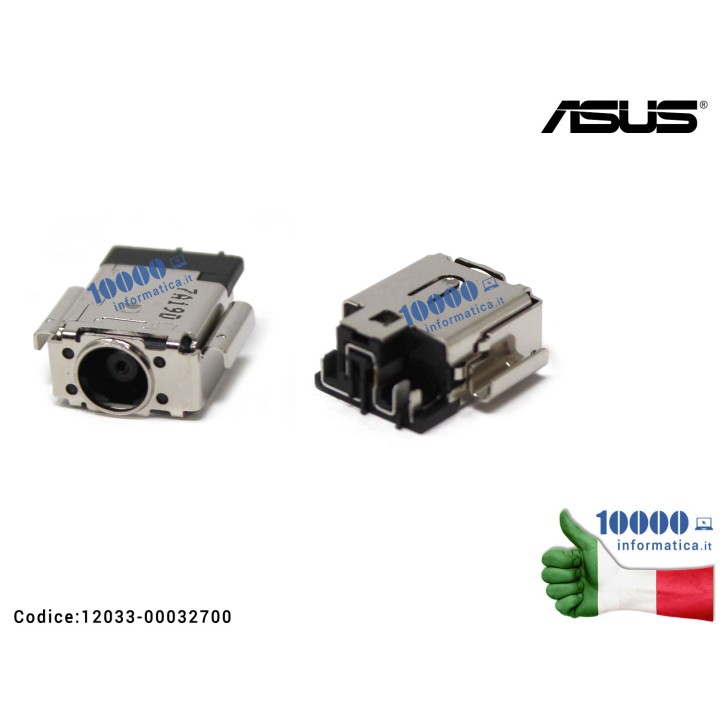 Connettore DC Power Jack ASUS ZenBook Flip UX561 UX561U UX561UD AsusPRO P4540 P4540U P4540UQ PU554 Q535 12033-00032700