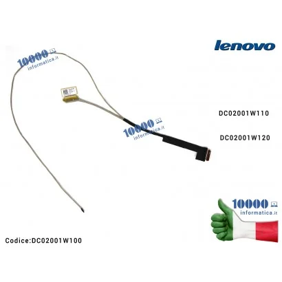 Cavo Flat LCD LENOVO IdeaPad 310-15IKB 310-15ABR 510-15IKB 510-15ISK 510-15ABR CG511 EDP DC02001W100 DC02001W110 DC02001W120
