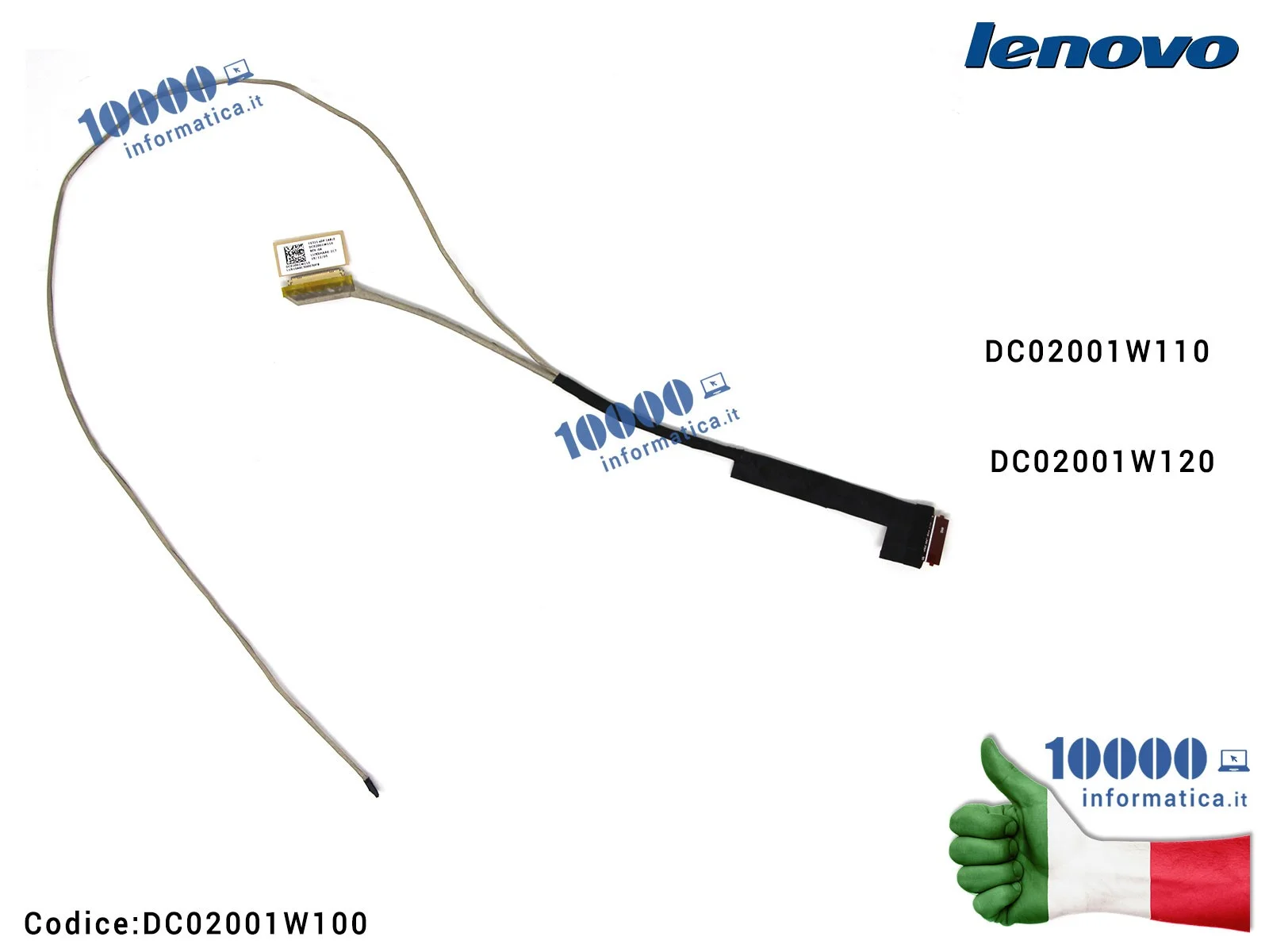 DC02001W100 Cavo Flat LCD LENOVO IdeaPad 310-15IKB 310-15ABR 510-15IKB 510-15ISK 510-15ABR CG511 EDP DC02001W100 DC02001W110 ... DC02001W100 Cavo Flat LCD LENOVO IdeaPad 310-15IKB 310-15ABR 510-15IKB 510-15ISK 510-15ABR CG511 EDP DC02001W100 DC02001W110 ...