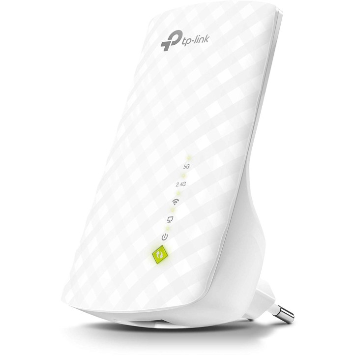 TP-Link RE200 Ripetitore Wireless, Velocità Dual Band AC750, WiFi Extender e Access Point, Compatibile con Tutti i Modem Fibra e