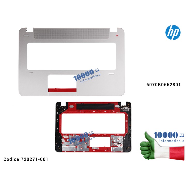 Top Case Upper Palmrest Cover Superiore HP Envy 17 17-J 17-J013CL 17-J053CL 17-J009EL 6070B0712701