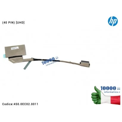 450.0EC02.0011 Cavo Flat LCD HP Envy X360 15-CN 15-CN1005TX 15-CN0004TX (40 PIN) [UHD] 450.0EC02.0011