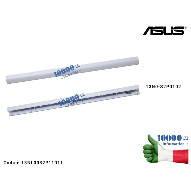 Copri Cerniere Coperchio ASUS VivoBook F402SA F402S E402MA [BIANCO] LCD HINGECAP 13N0-S2P0102
