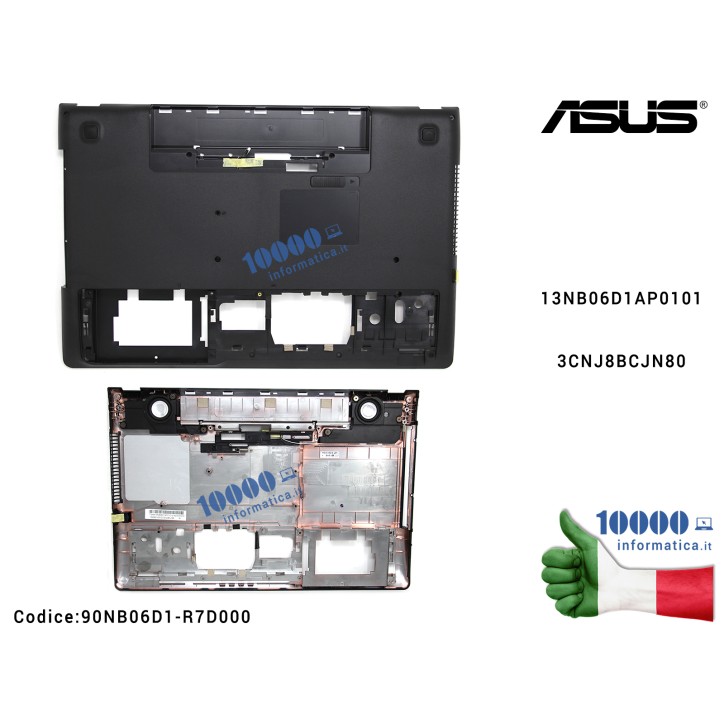 Bottom Case Cover Lower Inferiore ASUS N56JK 13NB06D1AP01013CNJ8BCJN80