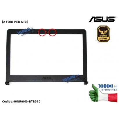 90NR00I0-R7B010 Cornice Display Bezel LCD ASUS TUF Gaming [2 MIC] FX504GD FX504GE FX504GM TUF504GD TUF504GE TUF504GM TUF554GE...
