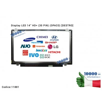 11881 Display LED 14'' HD+ (30 PIN) (OPACO) [DX] [1600x900] N140FGE-EA2 C1