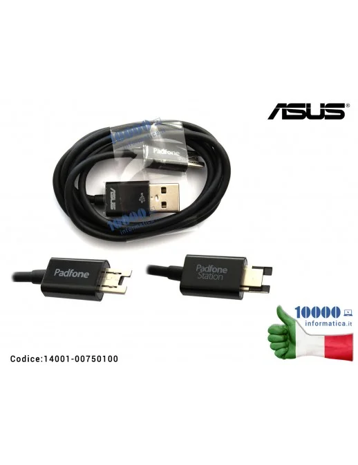 14001-00750100 Cavo Dati Ricarica USB TIPO CHG 13 PIN ASUS PadFone 2 A68