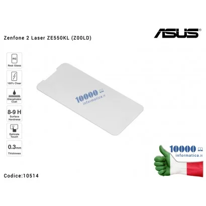 10514 Pellicola in Vetro Temperato 9H 0,33mm per ASUS Zenfone 2 Laser ZE550KL (Z00LD)