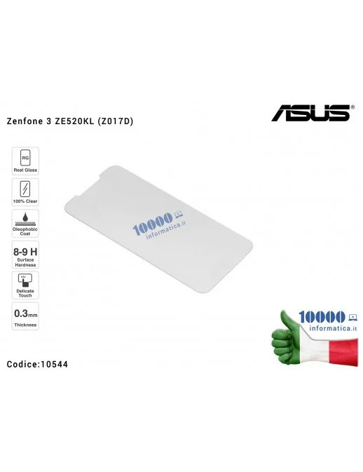 10544 Pellicola in Vetro Temperato 9H 0,33mm per ASUS Zenfone 3 ZE520KL (Z017D)