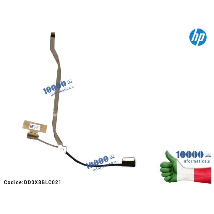 Cavo Flat LCD HP ProBook Z66 Pro G1 440 G5 445 G5 446 G5 441 G5 DD0X8BLC021