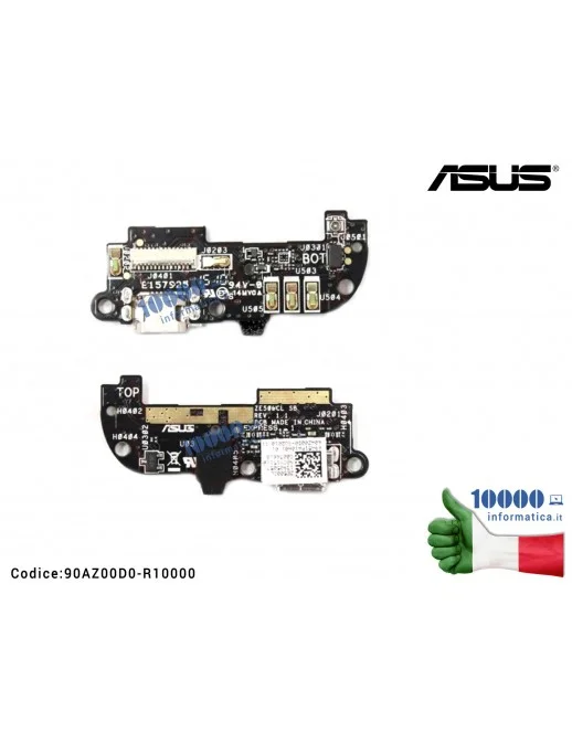 90AZ00D0-R10000 Connettore USB DC Power Board ASUS ZenFone 2 ZE500CL (Z00D)