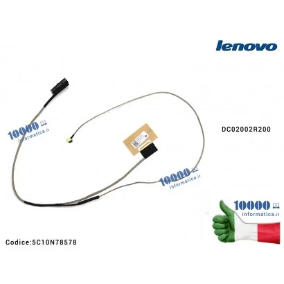 5C10N78578 Cavo Flat LCD LENOVO IdeaPad 320S-14IKB (81BN) 520S-14IKB DC02002R200 320S-14 520S-14
