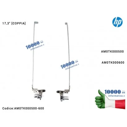 AM0TK000500-600 Cerniere Hinges LCD [COPPIA] HP ZBook 17 G2 17,3" [R+L] AM0TK000500 AM0TK000600