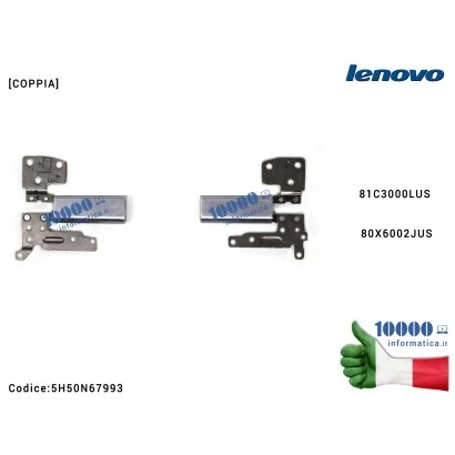 5H50N67993 Cerniere Hinges LENOVO Yoga 720-13IKB [COPPIA] 81C3000LUS 80X6002JUS Cerniera Hinge