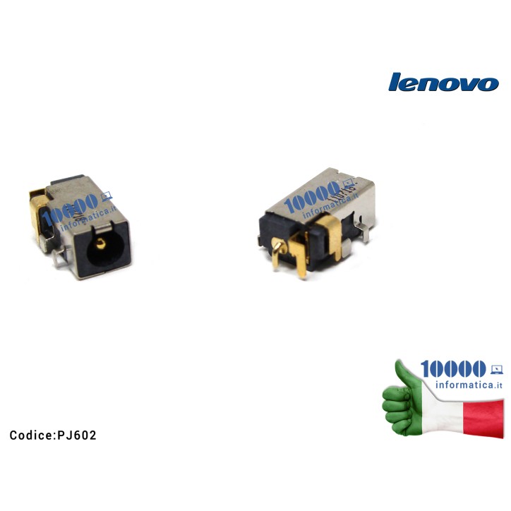 Connettore DC Power Jack PJ602 LENOVO IdeaPad 100S-14 100S-14IBR 14''