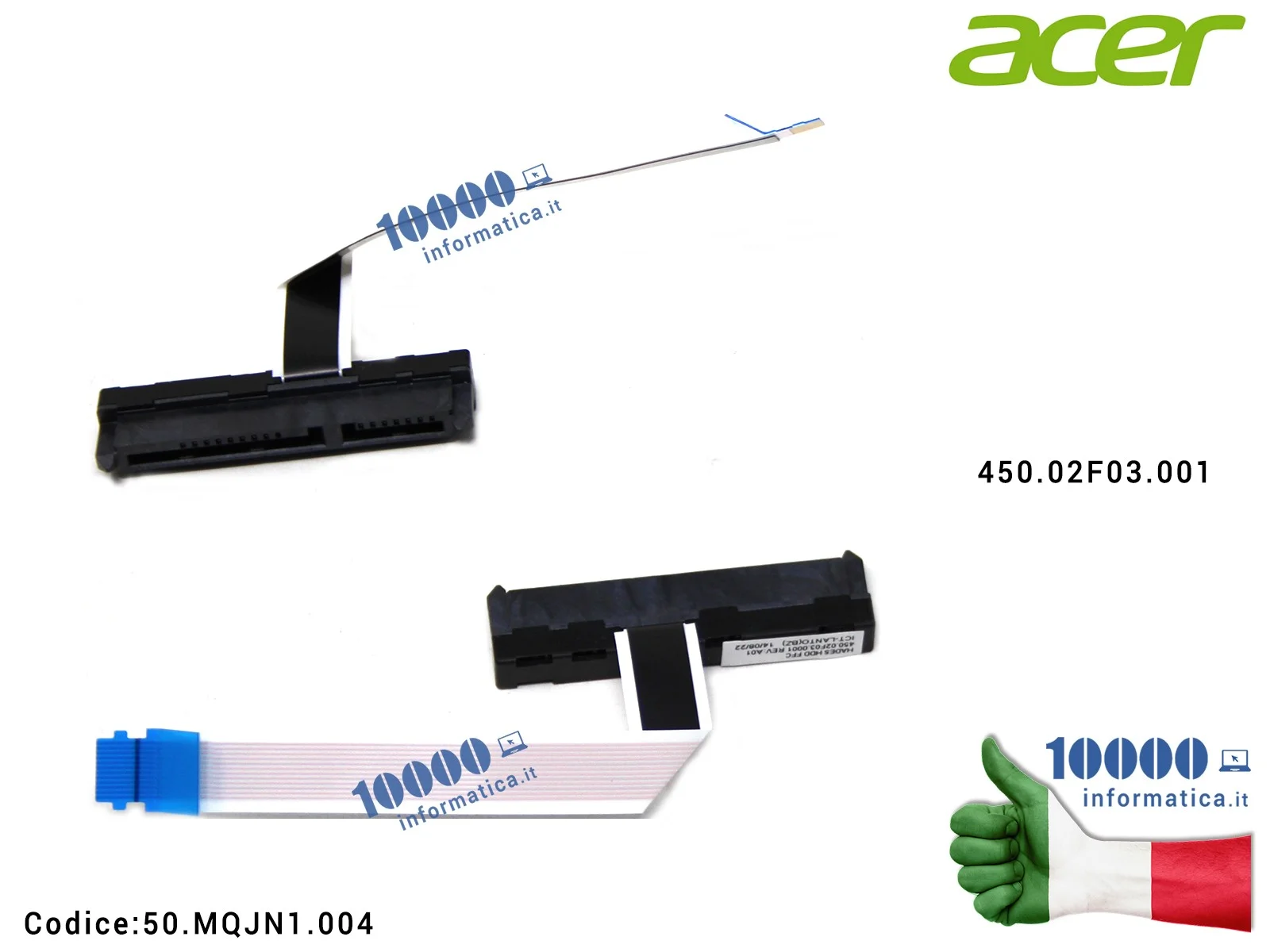 50.MQJN1.004 Cavo Hard Disk HDD ACER Aspire V15 Nitro VN7-571 VN7-571G VN7-591 VN7-591G VN7-791 VN7-791G 450.02F03.001 50.MQJN1.004 Cavo Hard Disk HDD ACER Aspire V15 Nitro VN7-571 VN7-571G VN7-591 VN7-591G VN7-791 VN7-791G 450.02F03.001
